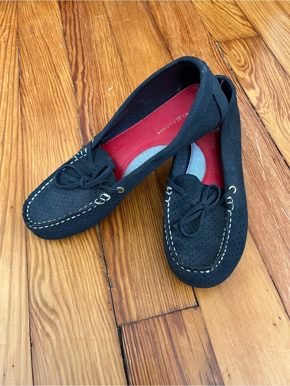Tommy Hilfiger Women’s Suede Loafer Boat Shoes